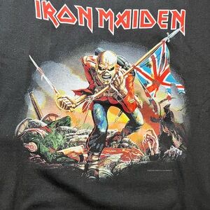 Iron Maiden black t-shirt by Global Size Large